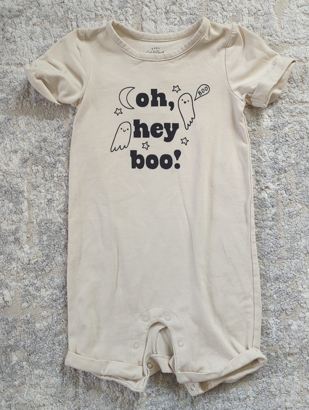 NWT Cat & Jack Ghost Graphic Bodysuit Size 18 Months